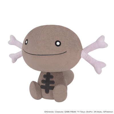 Officiële Pokemon knuffel squishy Paldean Wooper knuffel kussen 43cm (breedt), San-ei Potehagu